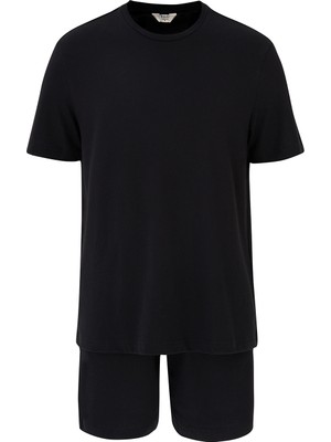 Erkek Uyku Giyim Tişört Şort Takım