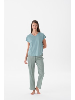 ESK34622 V Yaka Kk. Pijama Tk.