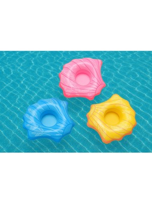 About The Perfect 3'lü Deniz Kabuğu Şekilli Bardak Tutucu Seti, Havuz ve Deniz Keyfi Için