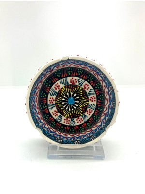 Geleneksel Osmanlı Motifli Ince Desenli El Yapımı 10 cm Küllük