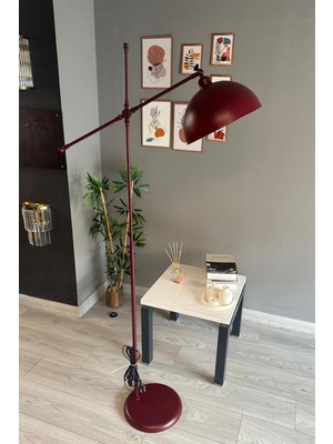 Modern Hareketli Vişne Çürüğü Lambader, Şık ve Fonksiyonel Dekoratif Zemin Aydınlatması