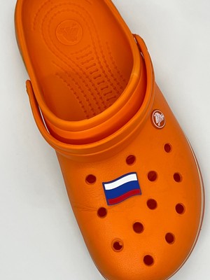 Sağlıkçı Shopping Rusya Bayrak Temalı Crocs Süsü