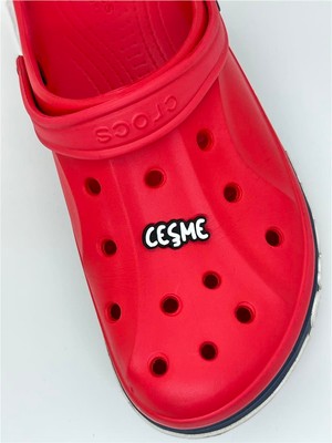 Sağlıkçı Shopping Çeşme Yazı Temalı Temalı Jibbitz Crocs Terlik Süsü
