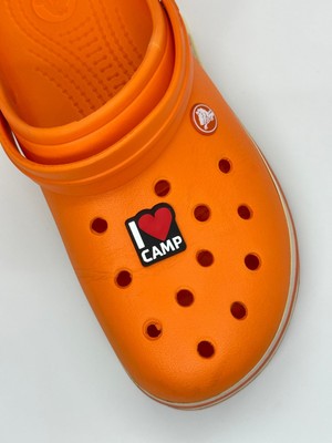 Sağlıkçı Shopping I Love Camp Temalı Temalı Jibbitz Crocs Terlik Süsü