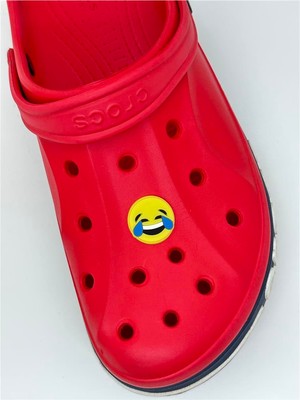 Sağlıkçı Shopping Ağlayan Gülücük Emojisi Temalı Jibbitz Crocs Terlik Süsü