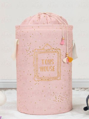 About The Perfect Pembe Yuvarlak Bebek Kirli Çamaşır Sepeti, Şık ve Pratik Tasarım