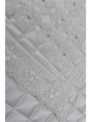 About The Perfect Bej Saten Yorgan Hurcu Kapitoneli Çeyizlik Bohça, Şık ve Kaliteli Uyku Seti