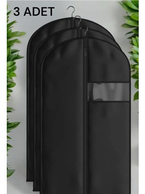 About The Perfect 3 Adet 60X160 Abiye Elbise Kılıfı, Siyah, Koruyucu ve Şık Tasarım