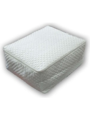 About The Perfect Yumuşak Kapitone Saten Yorgan 90X45X35, Beyaz, Konforlu ve Şık Uyku Deneyimi