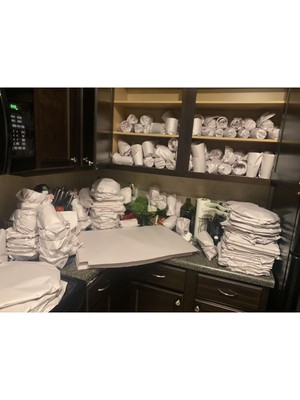 100 Adet 60X40 Paketleme Kağıdı Eşya Tabak Bardak Sarma Koruma Taşıma Ambalaj Kağıdı