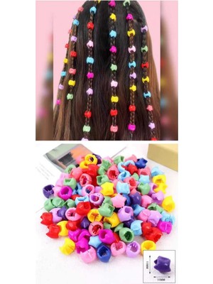 24 Adet Ithal Renkli Saç Örgü Boncuğu Saç Boncuğu Boncuk Saç Süsü Saç Için Boncuk Saç Küpesi