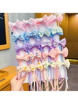 2'li Trend Toka Kız Çocuk Toka Fiyonk Toka Pens Toka Okul Tokası Bayram Tokası Fiyonk Çocuk Tokası