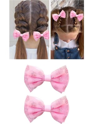 2 Li Kız Çocuk Toka Çocuk Toka Çocuk Lastikli Toka Okul Tokası Bayram Tokası Bebek Tokası