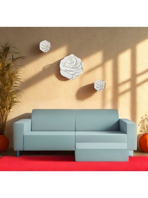 Dekoratif Led'li Gül Aplik Pilli Aydınlatma, Şık ve Parlak Tasarım