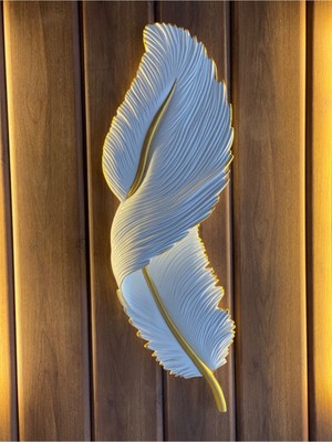 Çok Renkli Tüy Aplik Dekoratif Işıklandırma Parlak ve Şık Tasarım