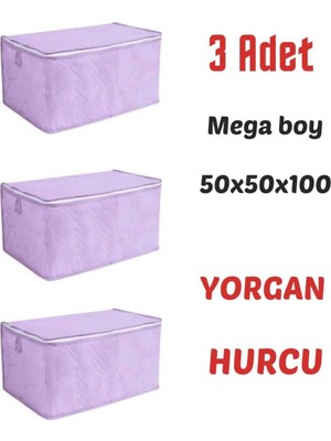 About The Perfect Lila Renk Büyük Boy Baza ve Çekyat Hurç Seti, 100X50X50 Cm, Şık ve Fonksiyonel