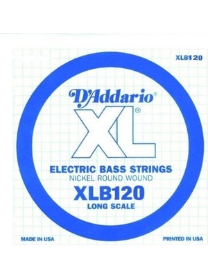 0.120 Ga Nickel Round Wound Bas Gitar Tek Tel, XLB120