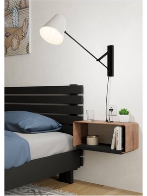 Şık Siyah Iç Mekan Aplik, Modern ve Elegant Tasarım