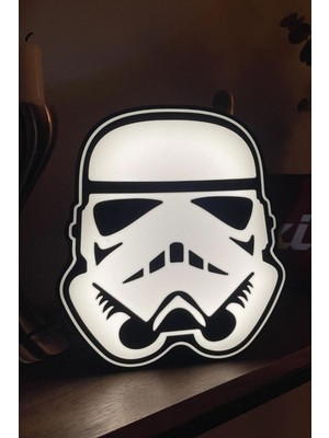 Çok Renkli Stormtrooper Gece Lambası, Dekoratif ve Şık Tasarım
