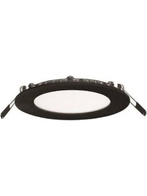 Şık Siyaha Uyumlu 3W Slim LED Panel Armatür 4000K, Modern ve Enerji Tasarruflu Aydınlatma