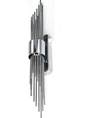 Şık Gümüş Renkli LED Duvar Aplik, Modern ve Ekonomik Aydınlatma Seçeneği