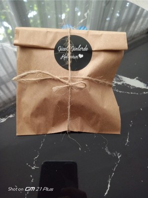 100 Adet Kraft Hediye Poşeti Ambalaj Paketi Şamua Kese Kağıdı 12X20CM