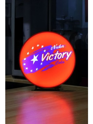 Renkli Victory Temalı Gece Lambası, Şık ve Eğlenceli Dekorasyon Hediye