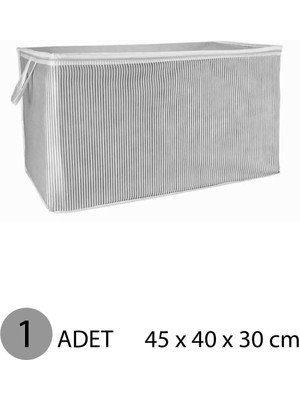 About The Perfect Gri Mini Hurç 45X40X30 Cm, Çok Amaçlı Saklama Çantası, 1 Adet
