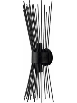 Şık Siyah Dekoratif Aplik E14, Modern ve Zarif Tasarım