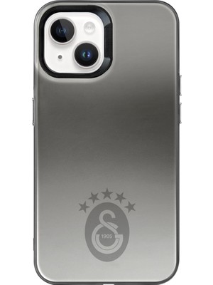 iPhone 14 Uyumlu Galatasaray 5 Yıldız Tek Renk Arma Premium Lisanslı Telefon Kılıfı