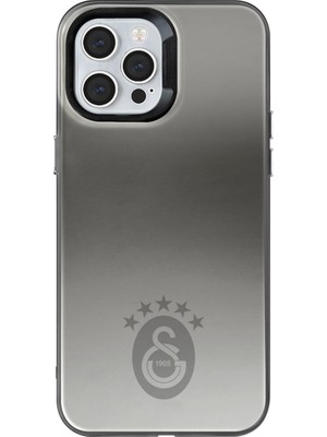 iPhone 12 Pro Max Uyumlu Galatasaray 5 Yıldız Tek Renk Arma Premium Lisanslı Telefon Kılıfı