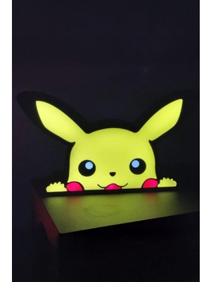 Renkli Pikachu Temalı Gece Lambası, Çocuklar Için Eğlenceli ve Güzel Bir Işık Seçeneği
