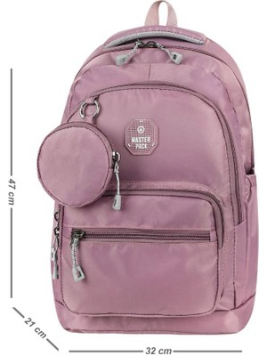 Unisex Lise Sırt Çantası Ortaokul Sırt Çantası 47*32 cm Cüzdan-Anahtarlık Hediyeli