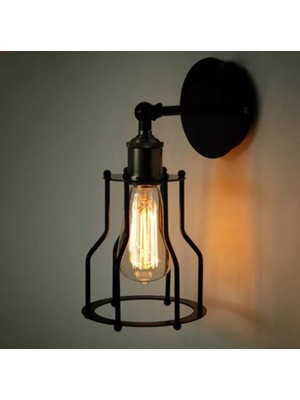 Siyah Hareketli Metal Duvar Aydınlatması, 1 Adet Fiyatlı, Şık ve Modern Tasarım