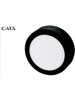 Siyah Kasa LED Spot 18W 6400K Beyaz Işık, Parlak ve Enerji Tasarruflu Aydınlatma