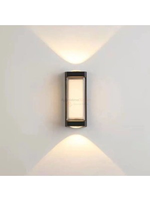 9W LED Aplik Siyah Gün Işığı, Modern ve Şık Tasarım