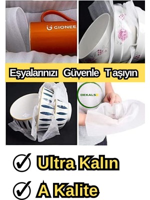 Dekals 100X50 Ultra Mega Boy Şilte Tabak Arası Bardak Sarma Şiltesi Taşıma Taşınma Ambalaj