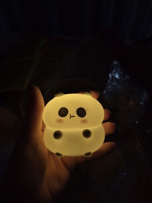 Şık Beyaz LED Masa Lambası, Pille Çalışır, Sevgililer Günü ve Doğum Günü Hediyesi