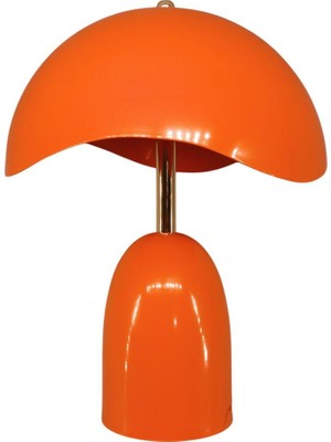 Canlı Turuncu Masa Lambası, Şık ve Enerji Dolu Dekorasyona Katılır