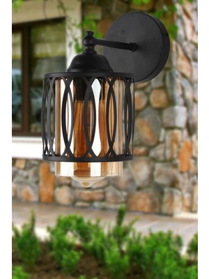 Şık ve Sade Siyah Aplik, Ev Dekorasyonuna Zarif Dokunuş Sağlar.