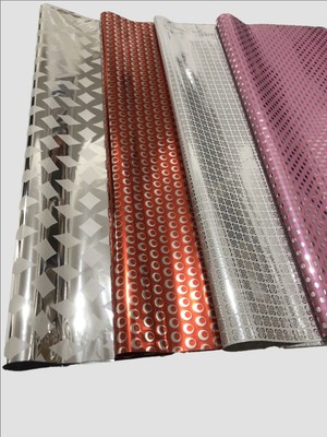 5 Adet Metalize Mega Boy 45X65 Tek Desenli Yapışkanlı Hediye Ambalaj Paketi