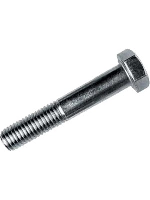 M12X100 Civata Beyaz Yarım Paso 5 Adet