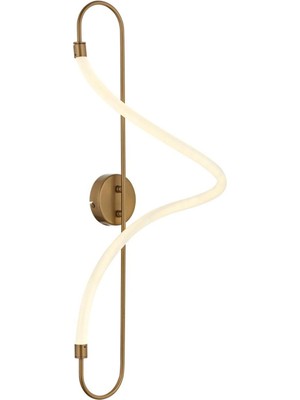 Modern 80CM Silikon Neon Tüp Ledli Işık Duvar Aplik 3000K