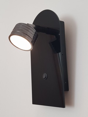 Kablosuz Şarjlı Duvar Aplikli Siyah, Pratik ve Şık Tasarım