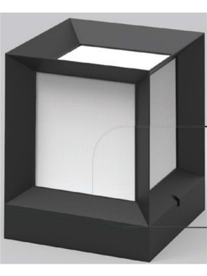 Modern Bahçe Aydınlatma Seti, Kare ve Prizma Tarzı Duvar ve Set Üstü Armatürler