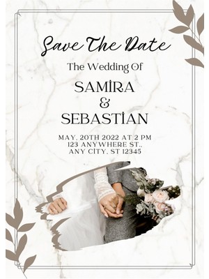 Davetiye, Düğün Davetiyesi, Nikah Davetiyesi, Nişan Davetiyesi