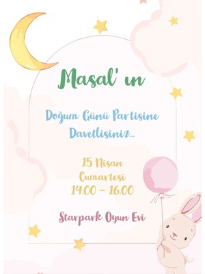 Doğum Günü Davetiyesi