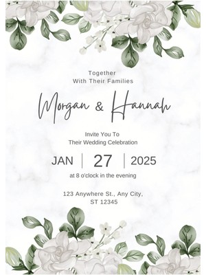 Davetiye, Düğün Davetiyesi, Nikah Davetiyesi, Nişan Davetiyesi