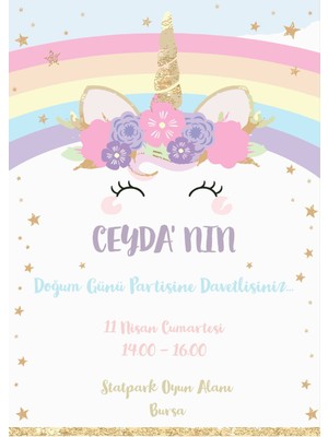 Doğum Günü Davetiyesi
