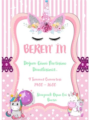 Doğum Günü Davetiyesi